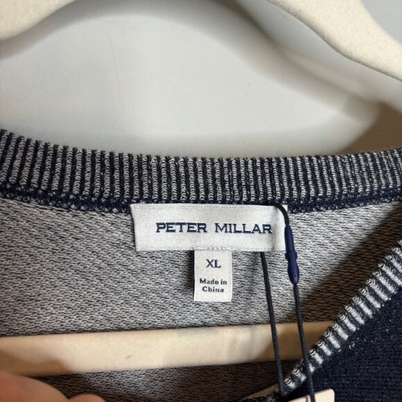 NWT Peter Millar Men's Navy Hartford Crew - Picture 3 of 14